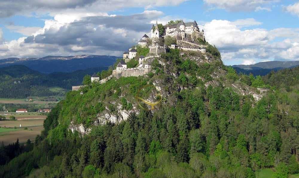 Ansicht Burg Hochosterwitz Österreich