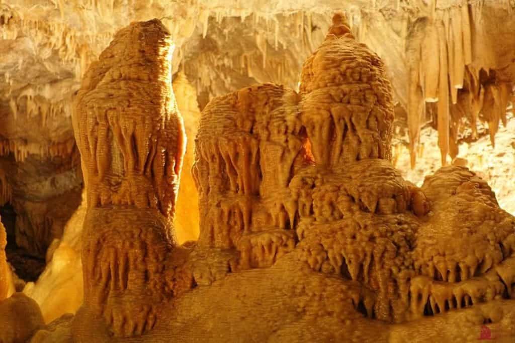 Tropfsteine in den Obir Höhlen - Klopeinersee Südkärnten