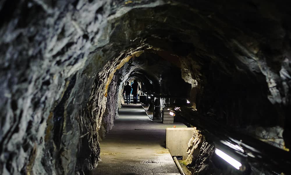 Im Inneren der Staumauer Kölnbreinsperre bei Malta Hochalmstraße im Kärntner Maltatal