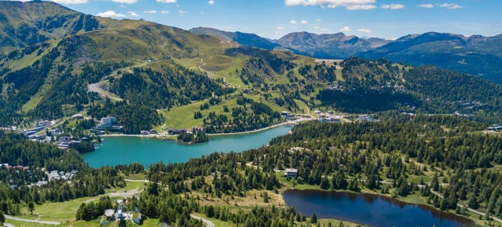 Urlaub Kärnten Nockberge Turracher Höhe Bergpanorama Wanderung