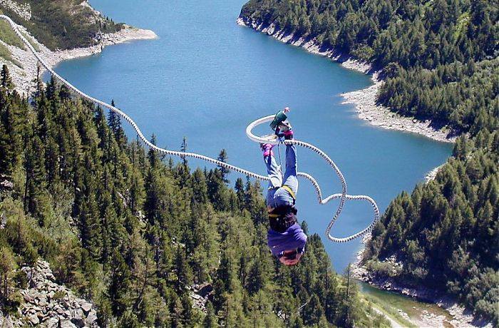 Bungee Jumping Malta Hochalmstraße Kölnbreinsperre Kärnten