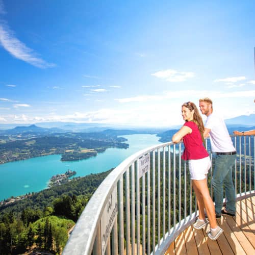 Aussichtsturm Pyramidenkogel - Aussicht