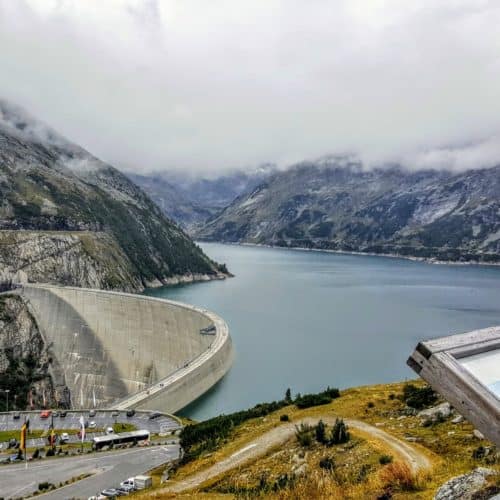 Blick auf Kölnbreinsperre Malta Hochalmstraße Panoramastraße in Kärnten