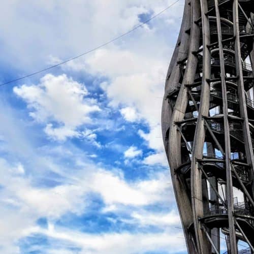 Familienausflug am Wörthersee in Kärnten auf Pyramidenkogel mit Flyingfox.