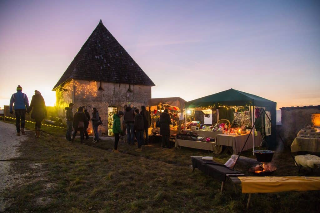 Weihnachtsmarkt auf der Burg Hochosterwitz in Kärnten