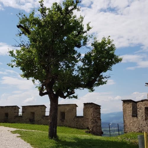 Ausflug auf die Burg Hochosterwitz - Aufgang auf familienfreundliche Burg in Kärnten.