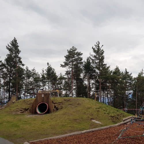 Kinderspielplatz am Pyramidenkogel - schöner Familienausflug am Wörthersee