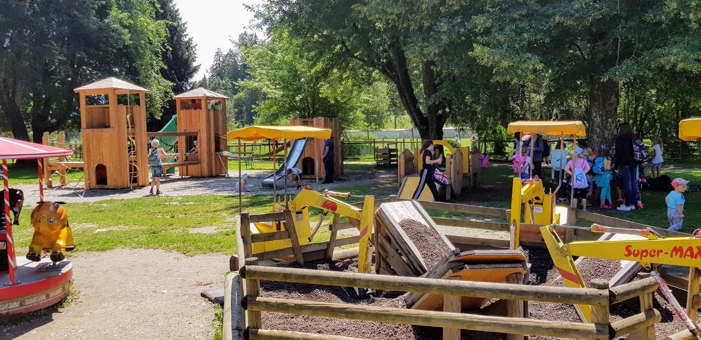 Kinderspielplatz Tierpark Rosegg Aktivitäten Kärnten Wörthersee