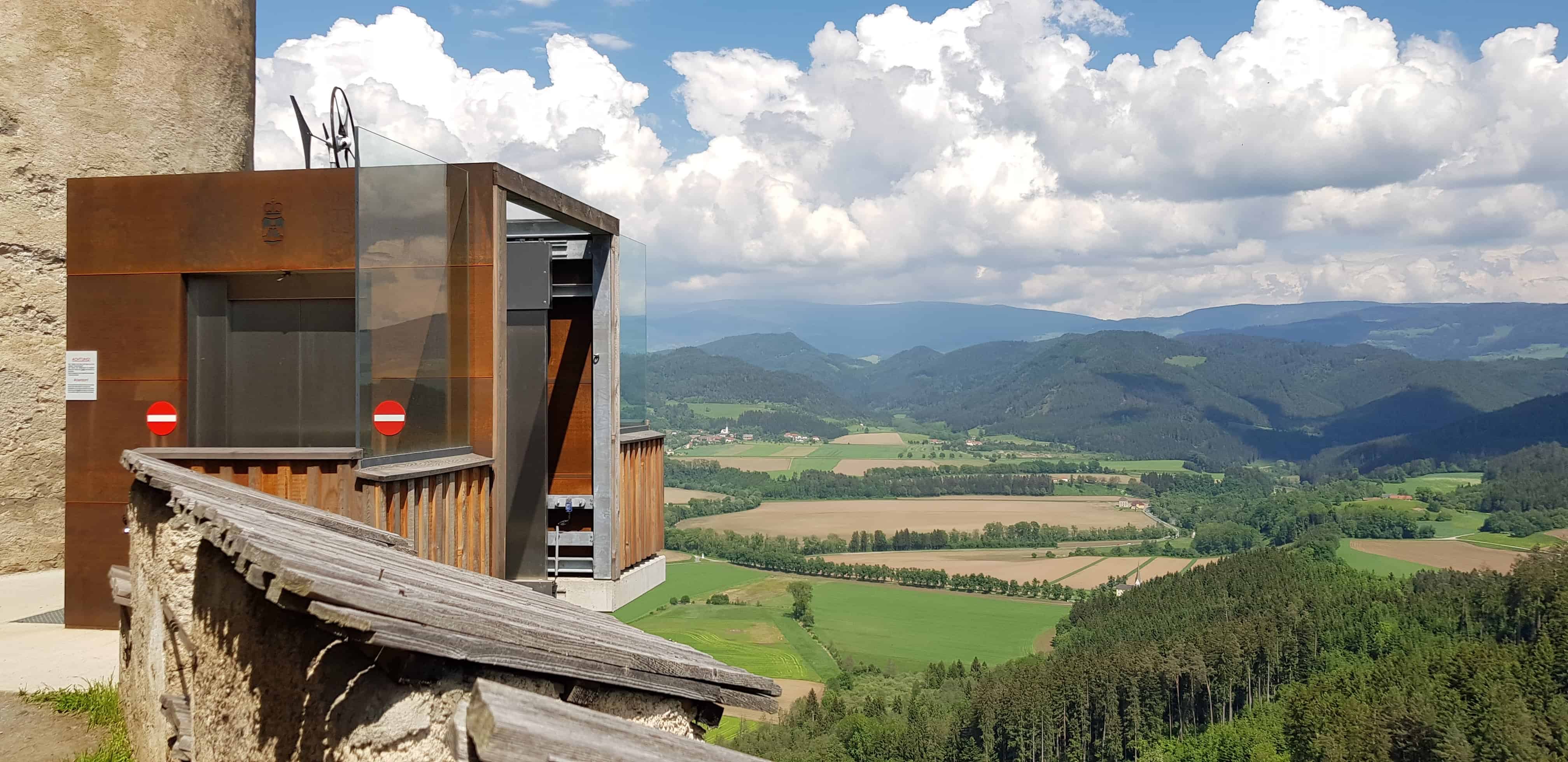 Lift auf Burg Hochosterwitz macht Ausflugsziel in Österreich auch barrierefrei