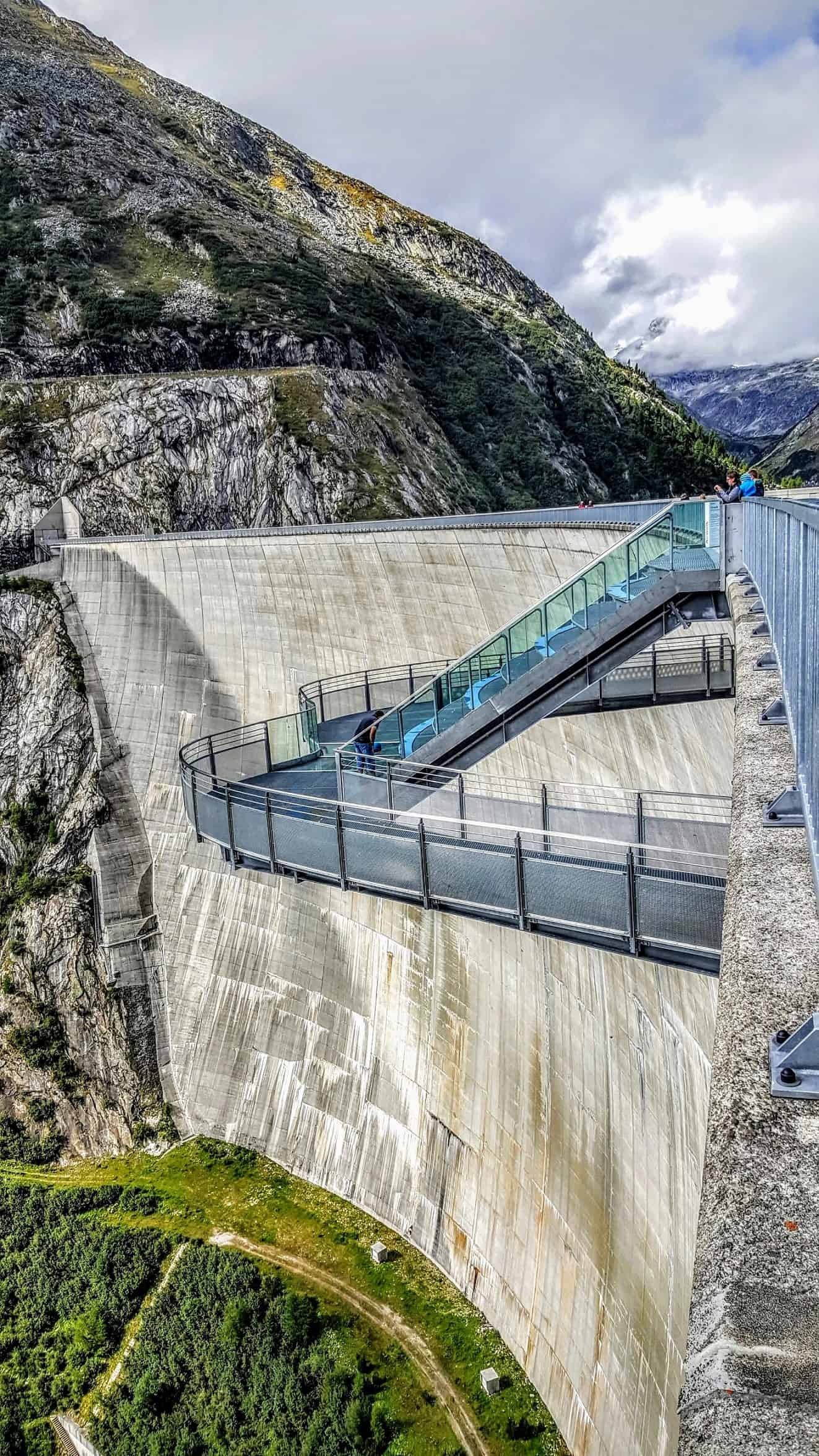 Kölnbreinsperre Staumauer Kärnten - Maltatal Airwalk Aussichtsplattform Malta Hochalmstraße