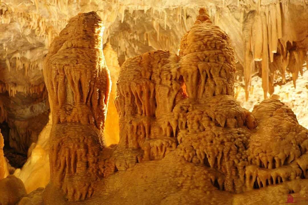Sehenswürdigkeiten in Kärnten - Obir Tropfsteinhöhlen in Südkärnten - Tropfsteine in der Indischen Grotte