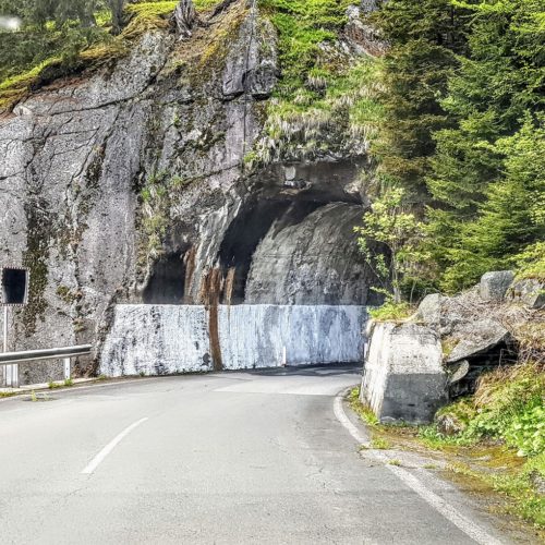 Tunnel auf Malta Hochalmstraße - Mautstraße in Kärnten