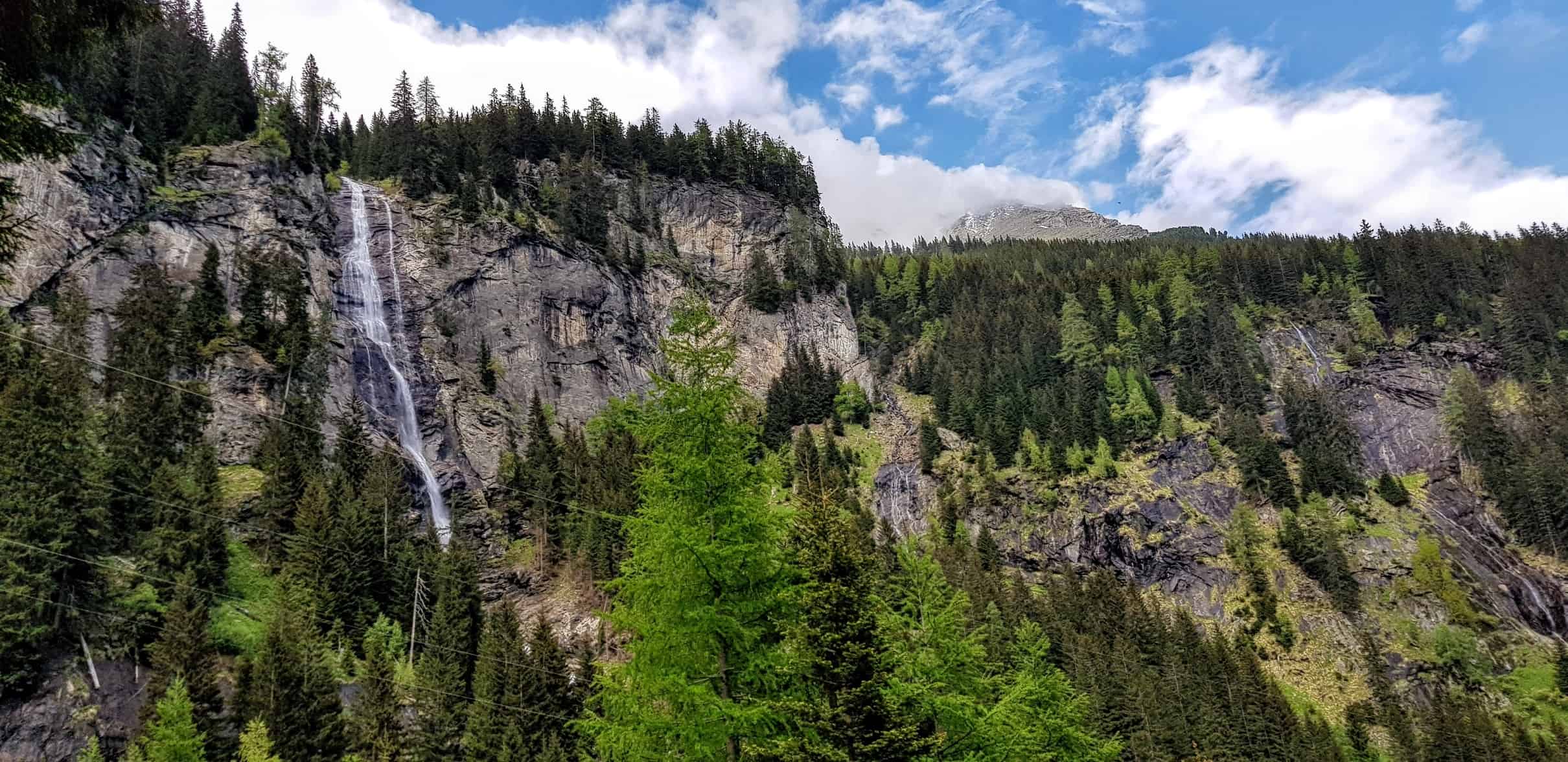 Wasserfall auf Malta Hochalmstraße Panoramastraße in Kärnten