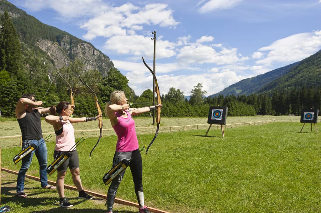 Bogenschießen im Maltatal in Kärnten