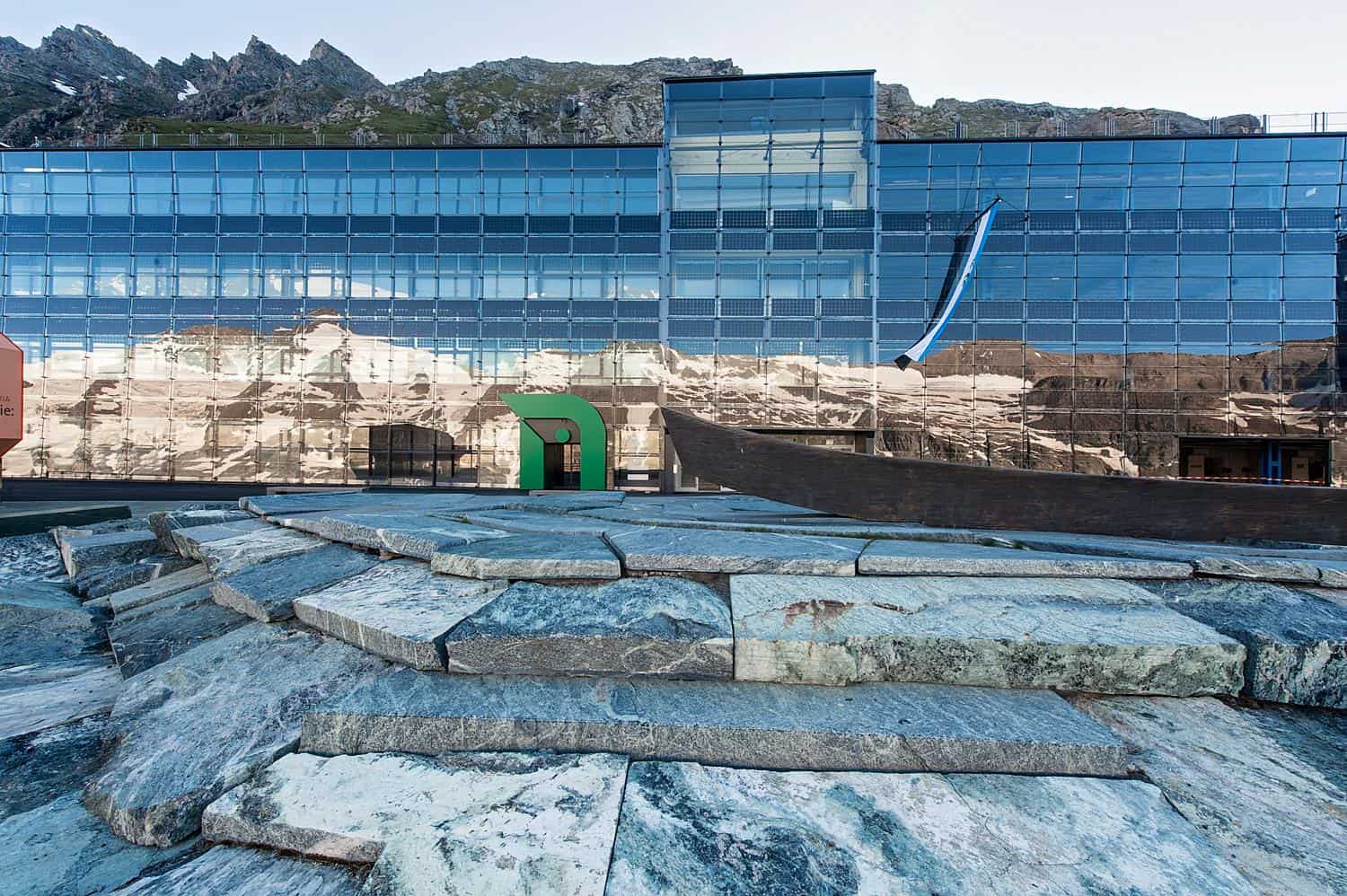 Besucherzentrum auf Kaiser Franz Josefs Höhe der Großglockner Hochalpenstraße. Panoramastraße Österreich für Familienausflug