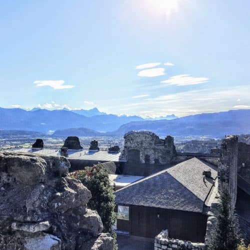 Burgruine Landskron bei Villach am Ossiacher See - Aussicht