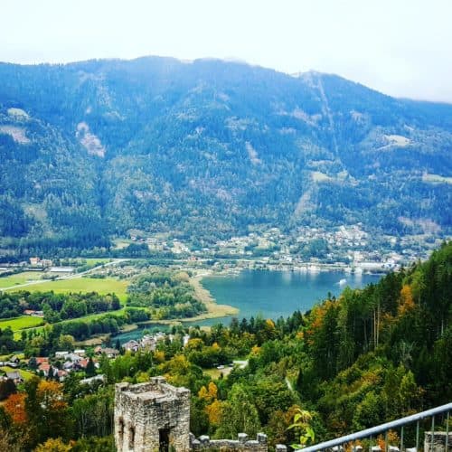 Herbst Ossiacher See Gerlitzen Adlerarena Burg Landskron