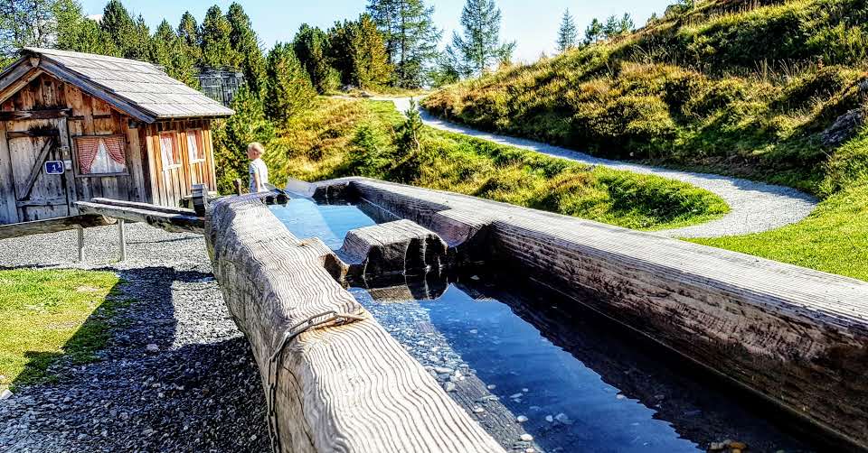 Wasserspielplatz auf der Alm: Kinderspielplatz Nockys Almzeit Turracher Höhe Kärnten