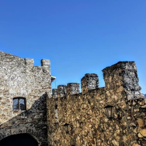 historische Mauern Burgruine Landskron am Ossiacher See