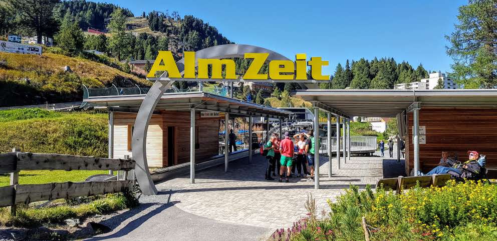 Nocky Flitzer & Almzeit Panoramabahn Bergbahn Turracher Höhe - Start Bergfahrt - Talstation