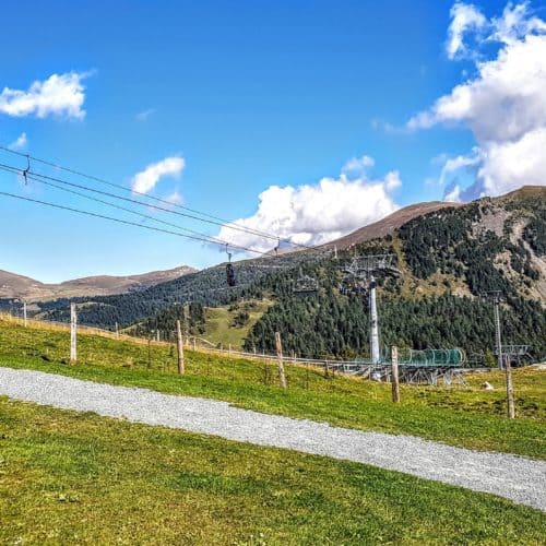 Die Panoramabahn auf der Turrach im Sommer - Bergstation. Gratis mit der Kärnten Card.