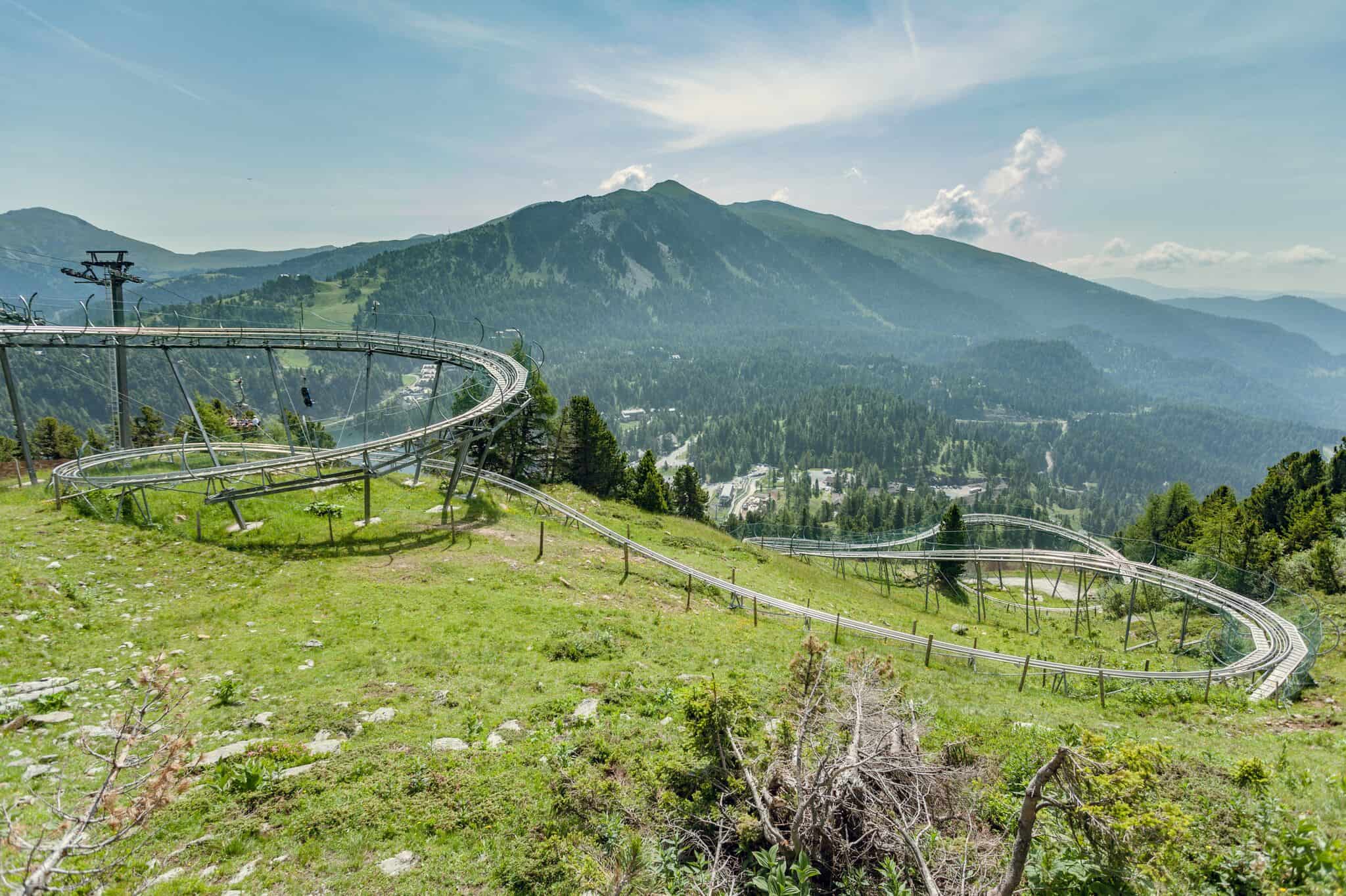 Winter- und Sommerrodelbahn Nocky Flitzer auf der Turracher Höhe - Ausflugstipp mit Kindern in Kärnten - Österreich