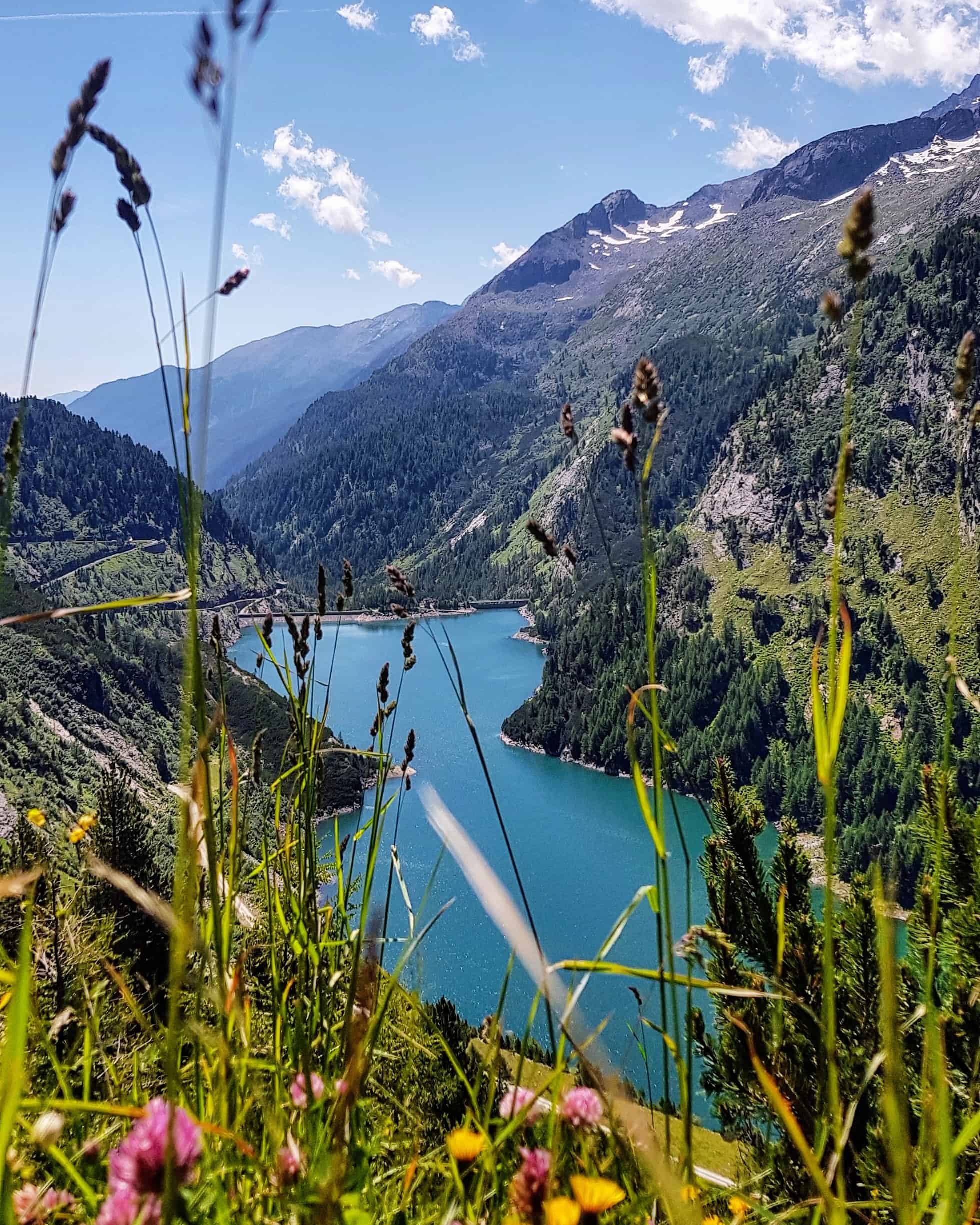 Aussicht Malta Hochalmstraße in Österreich