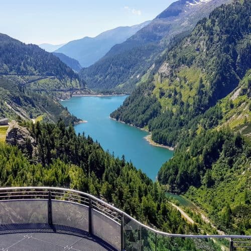 Aussicht Malta Hochalmstraße in Kärnten