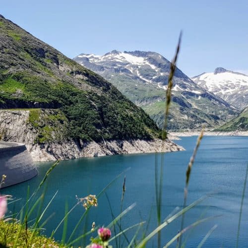 Staudamm Kölnbreinsperre und Stausee bei Malta Hochalmstraße - Ausflugsziel in Kärnten, Österreich