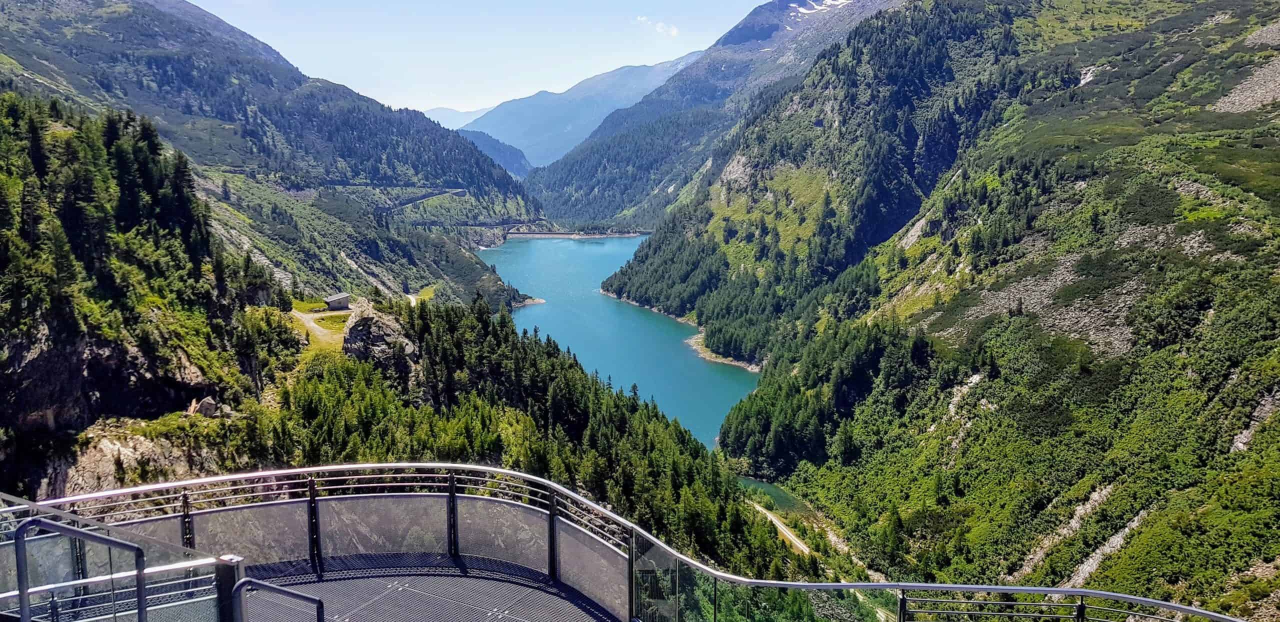 Aussicht Malta Hochalmstraße in Kärnten