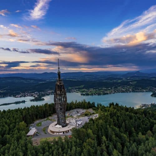 Pyramidenkogel am Wörthersee in Kärnten - Urlaubsland in Österreich