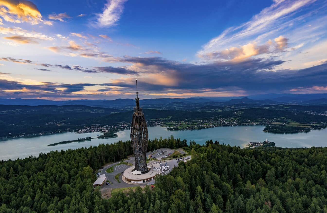 Pyramidenkogel am Wörthersee in Kärnten - Urlaubsland in Österreich