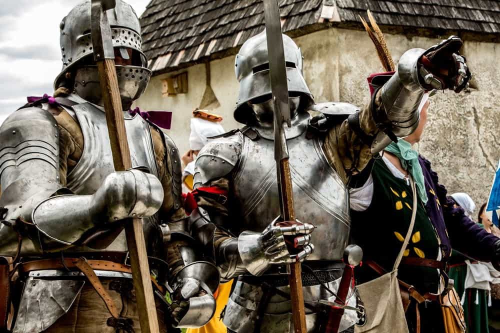 Ritter am Ritterfest der Burg Hochosterwitz