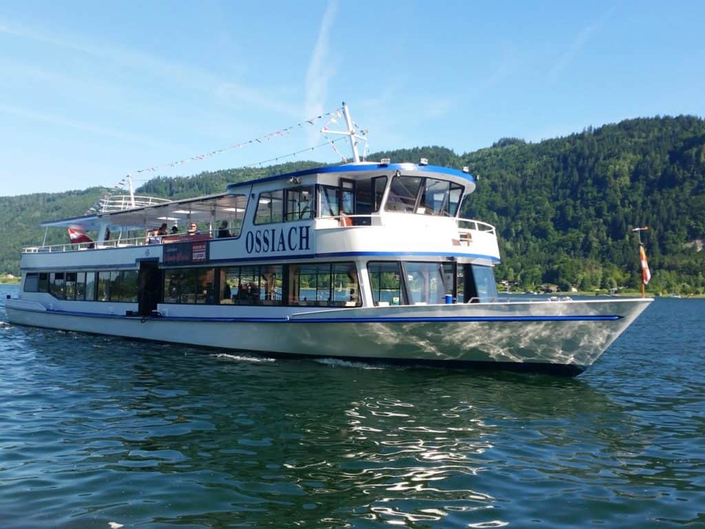 Ausflugsziele Villach Ossiacher See Schifffahrt Kärnten