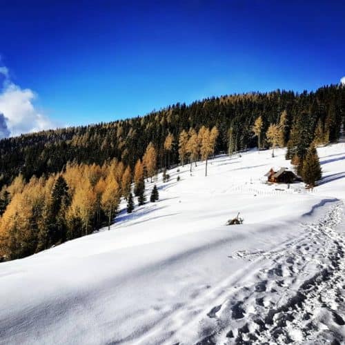 Winter wandern Kärnten Gerlitzen Alpe Villach