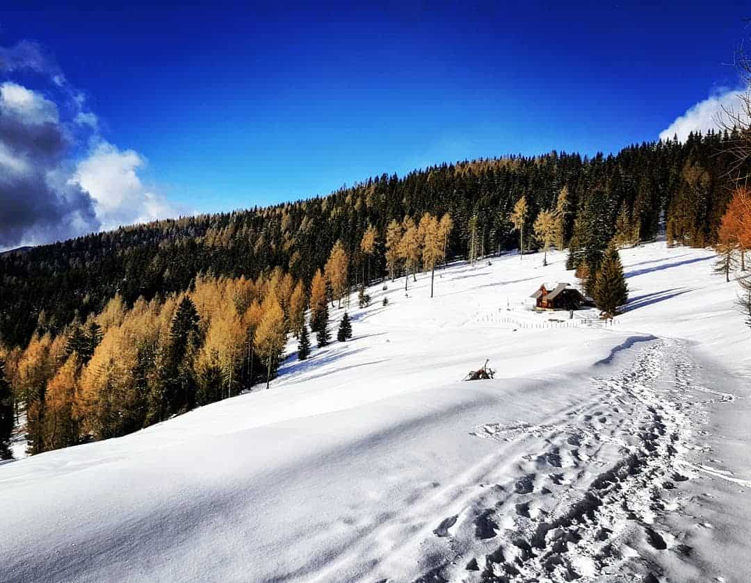 Winter wandern Kärnten Gerlitzen Alpe Villach