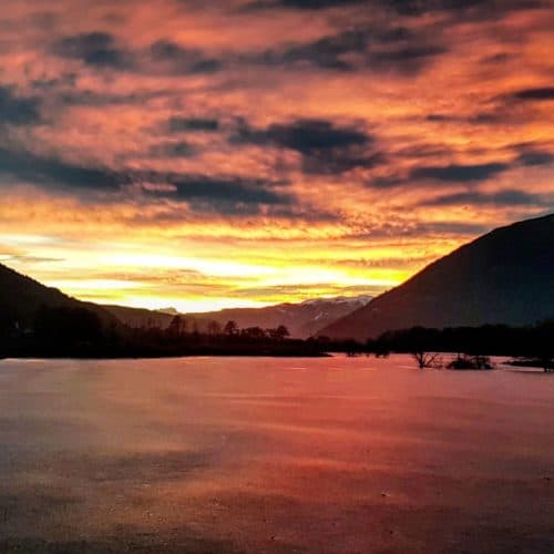 Winterwandern Villach Ossiacher See Bleistätter Moor Kärnten