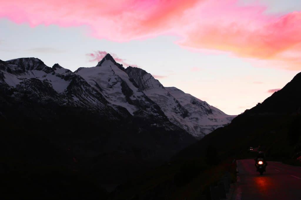 Schwarzer Berg Großglockner Sonnenuntergang Kärnten