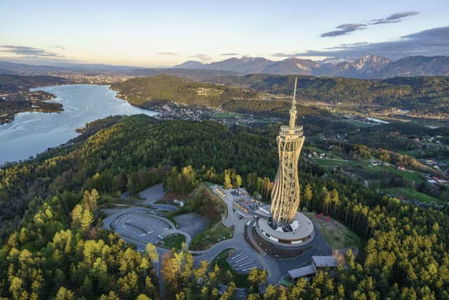 Pyramidenkogel am Wörthersee, Ausflugsziel in Kärnten, Nähe Klagenfurt