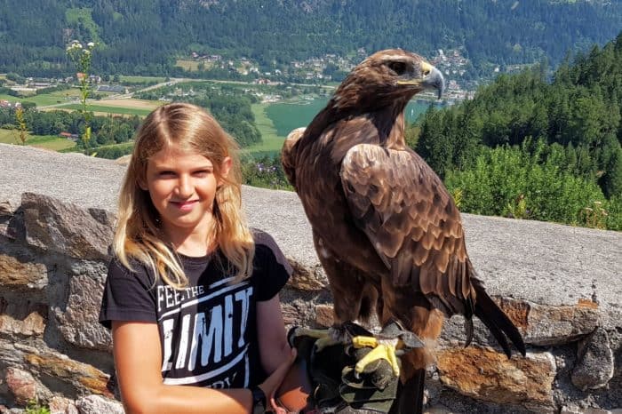 Persönliche Fotos mit Greifvogel der Adlerarena Landskron