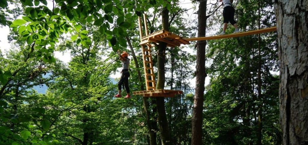 Ausflugsziel Waldseilpark Wörthersee in Pörtschach