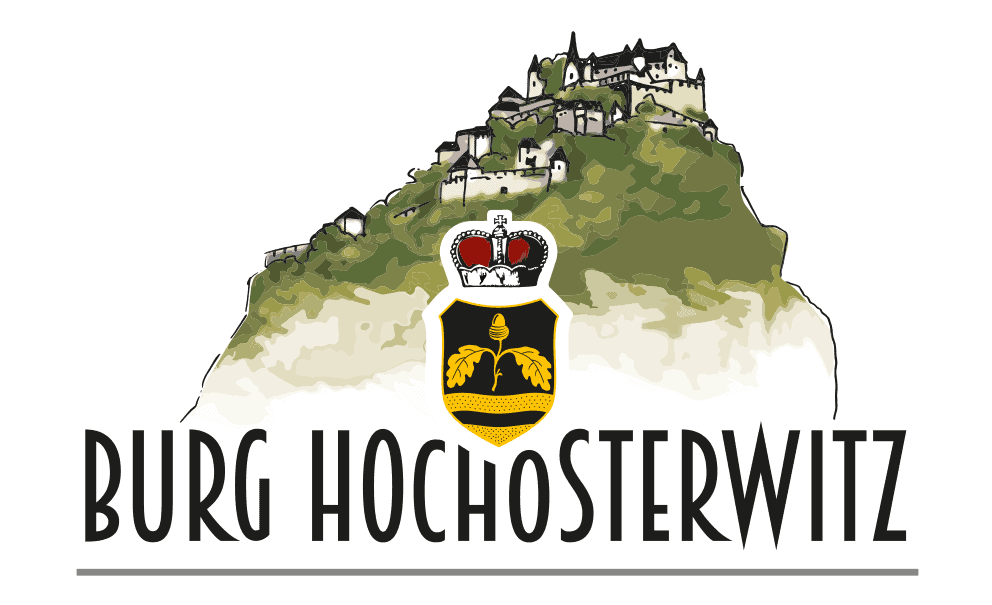 Burgen und Schlösser in Österreich - Burg Hochosterwitz. Logo.