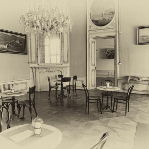 Schlosscafe Rosegg in der Carnica Region Rosental für Veranstaltungen und Ausflüge in Kärnten. Auch heiraten im Schloss.