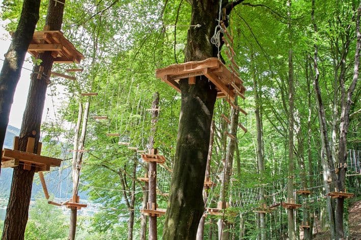 Kletterwald Ossiacher See - Ausflugstipp für Familien und Kinder in Kärnten