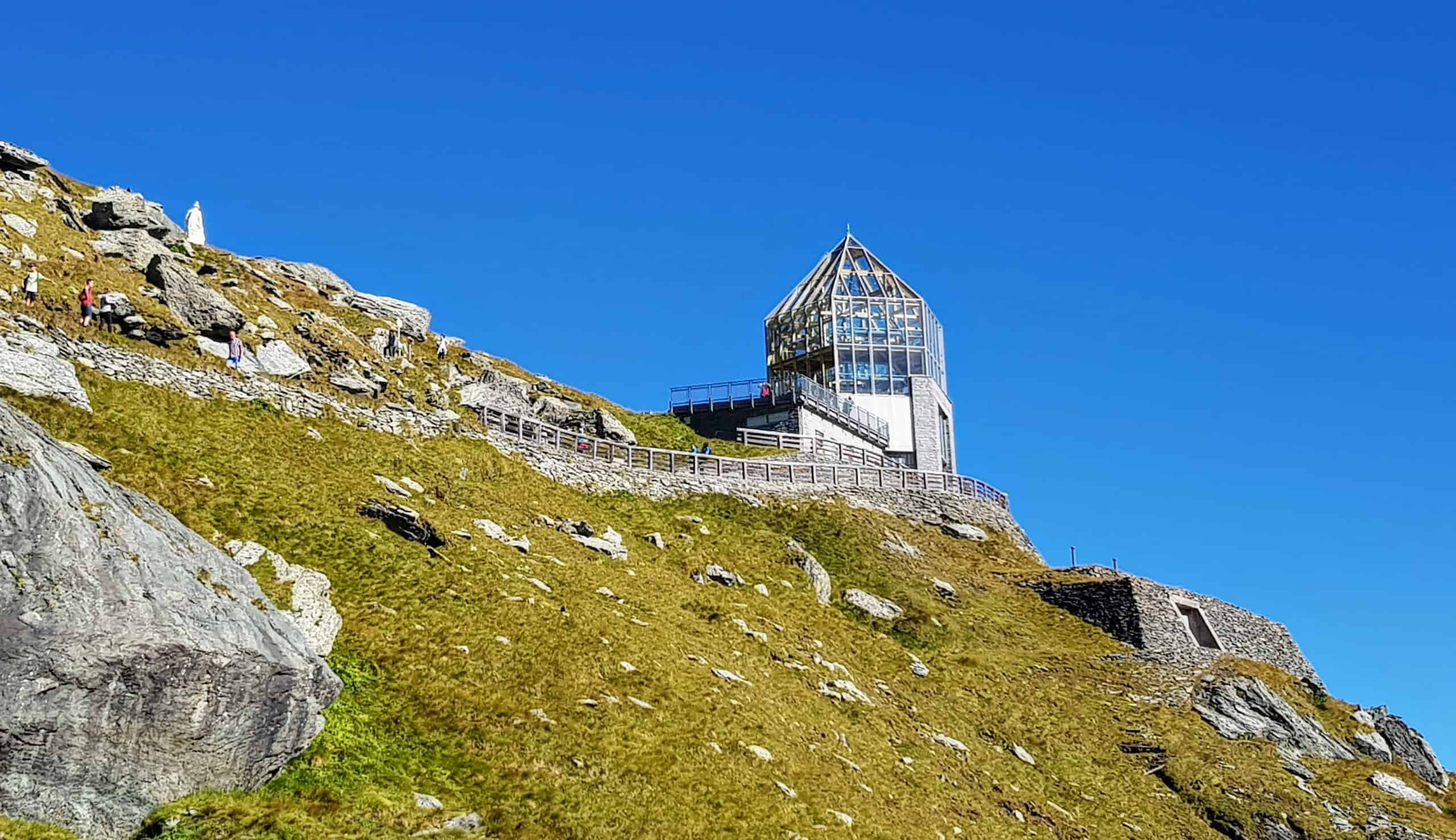 Wanderung zur Swarovski Sternwarte bei Kaiser Franz Josefs Höhe - Großglockner Hochalpenstraße in Österreich.