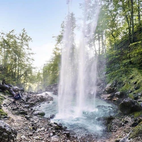 Wildensteiner Wasserfall in der Region Klopeinersee Südkärnten - Österreich