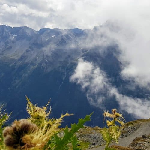 Hannoverhaus bei Ankogel Bergbahn in Ankogelgruppe - Wandergebiet im Nationalpark Hohe Tauern in Kärnten und Urlaubsregion in Österreich.