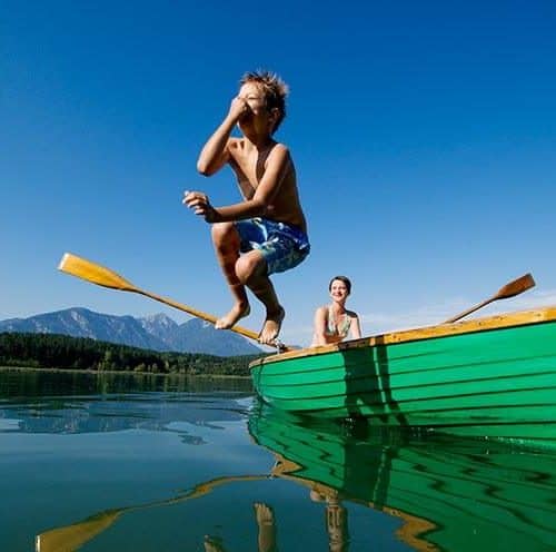 Aktivitäten Klopeiner See mit Kindern - Badesee