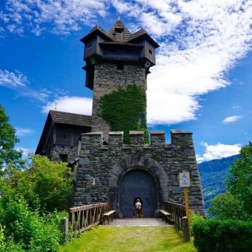 Burg Falkenstein - sehenswert im Nationalpark Hohe Tauern in Obervellach, Mölltal