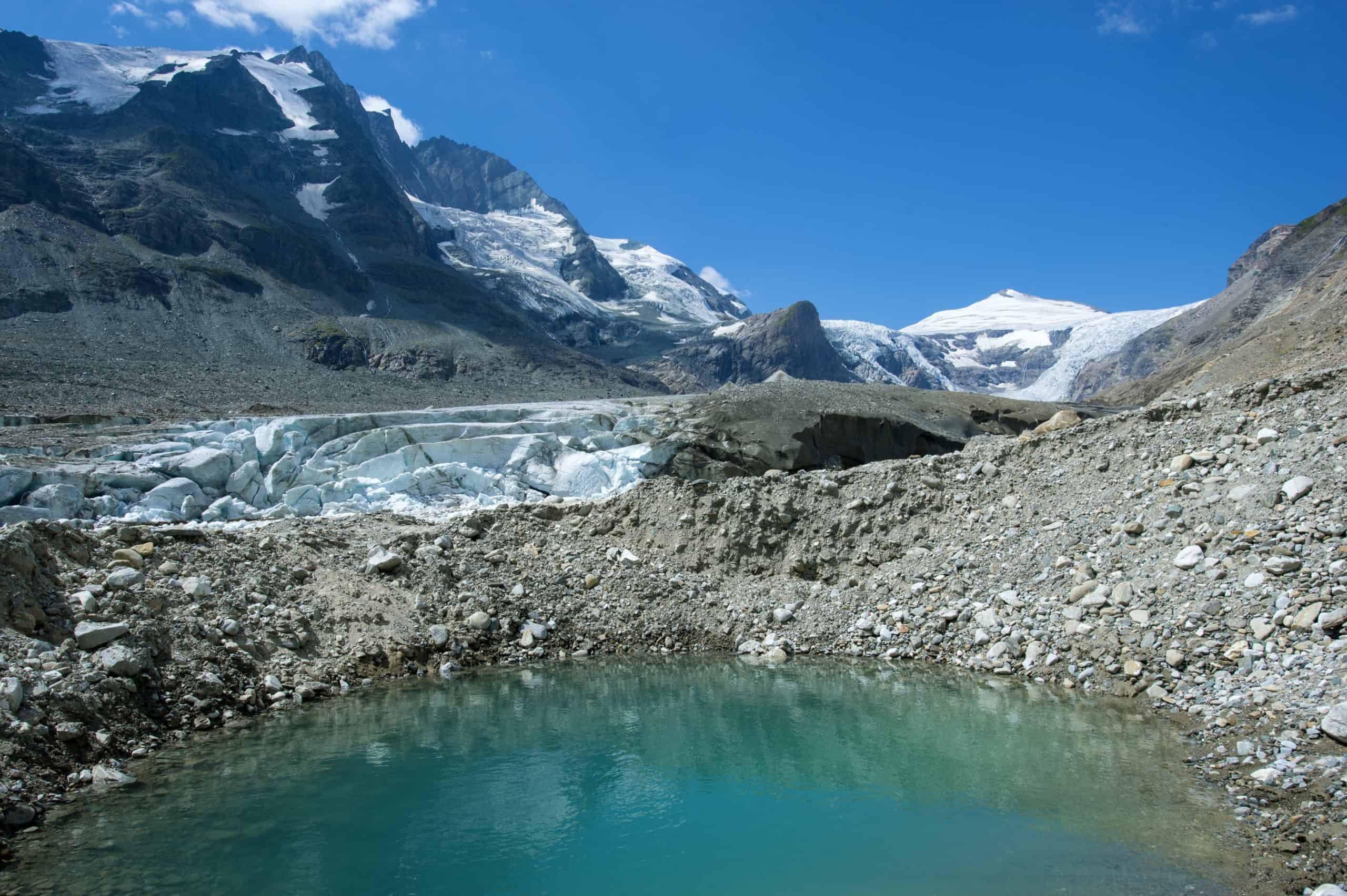 Pasterze - Großglockner-Gletscher in Österreich